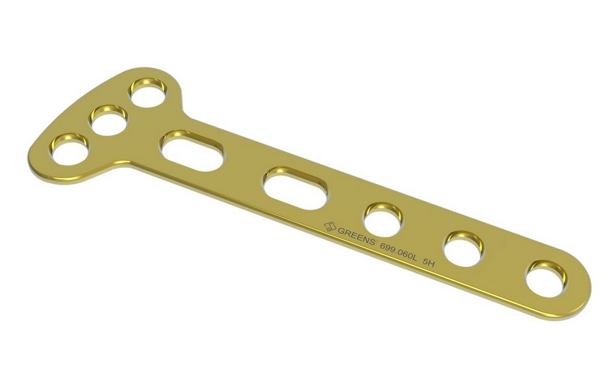 Small T- Plate- Oblique Angle (Left & Right Combined)		 
